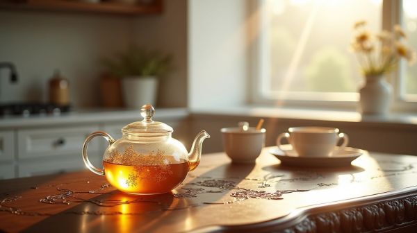 Théière en verre : une expérience d'infusion bouleversante