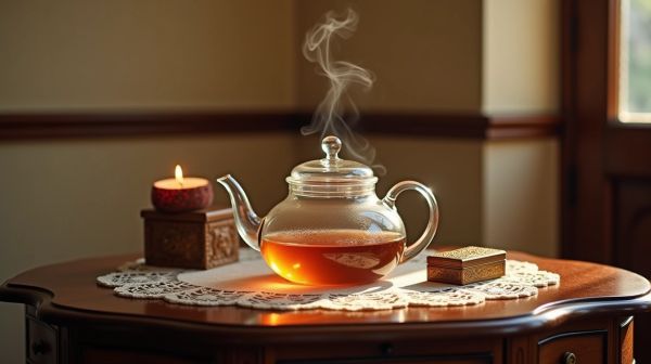 Théière en verre : une expérience d'infusion bouleversante