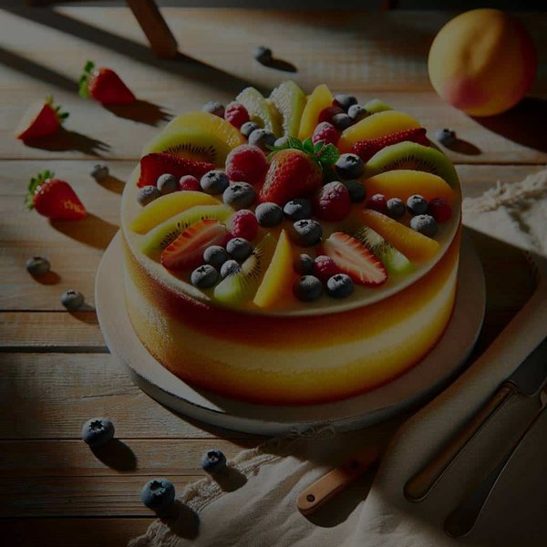 Quelle est la technique pour un gâteau aux fruits frais léger et estival ?